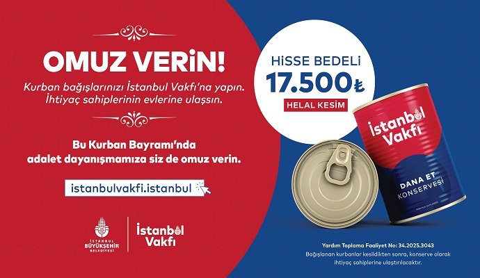 İSTANBUL VAKFI’NIN KURBAN BAĞIŞ KAMPANYASI DEVAM EDİYOR