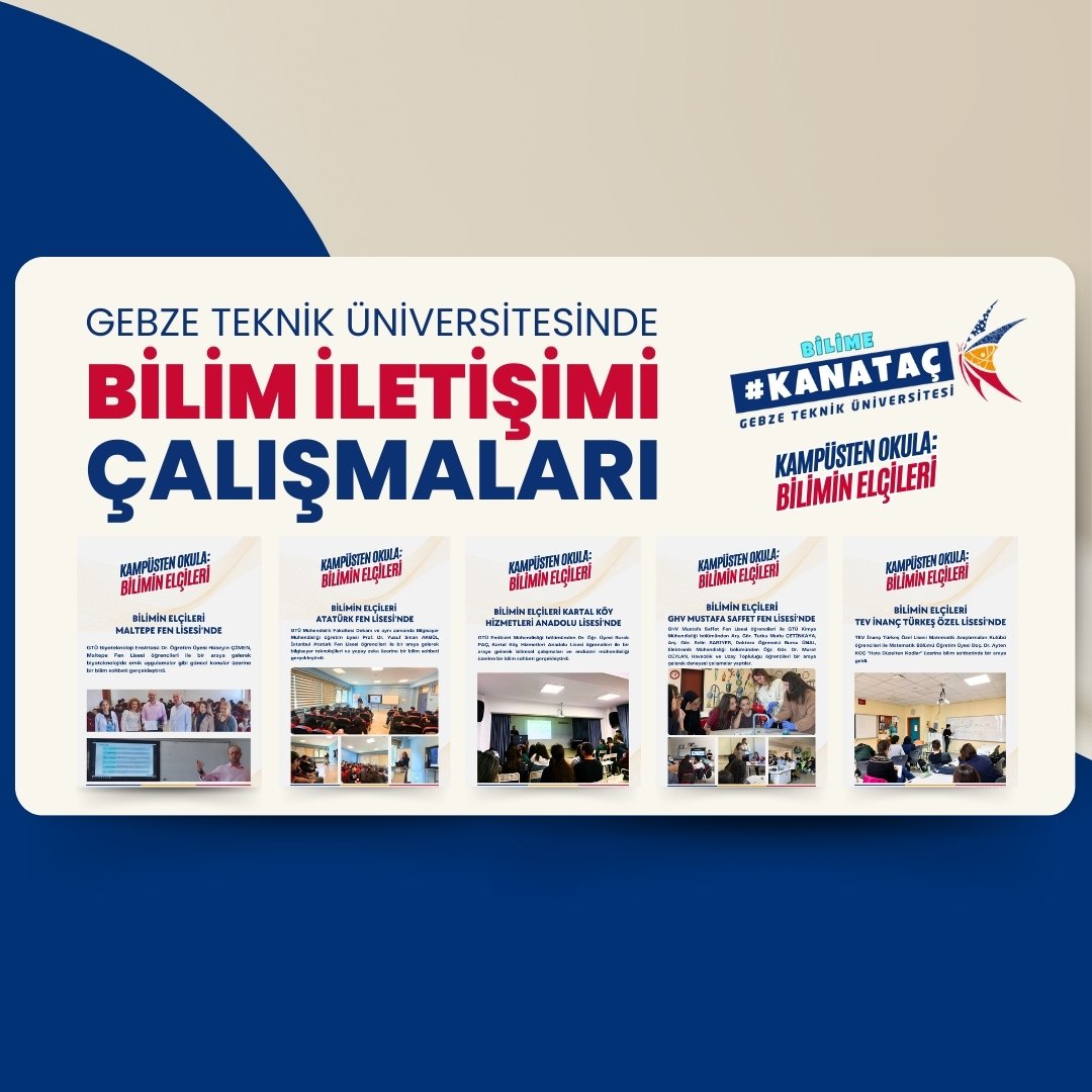 GTÜ’den Liselilere Bilim Köprüsü