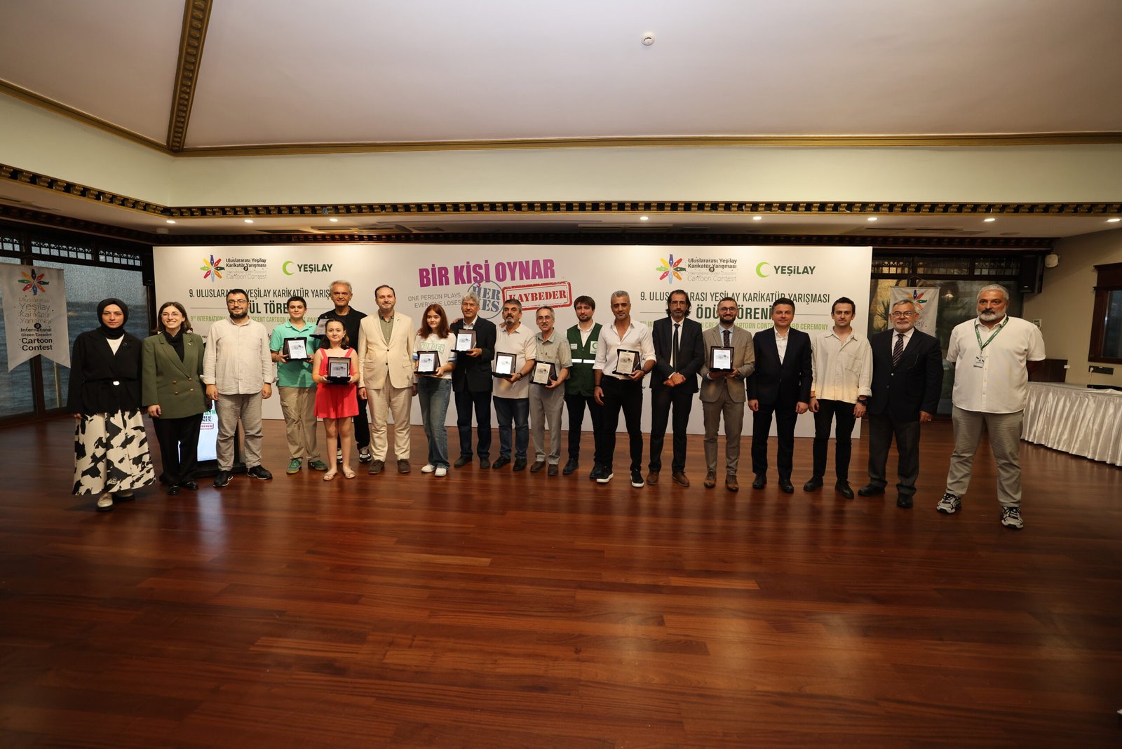 YEŞİLAY’IN 9. ULUSLARARASI KARİKATÜR YARIŞMASI’NDA ÖDÜLLER SAHİPLERİNİ BULDU