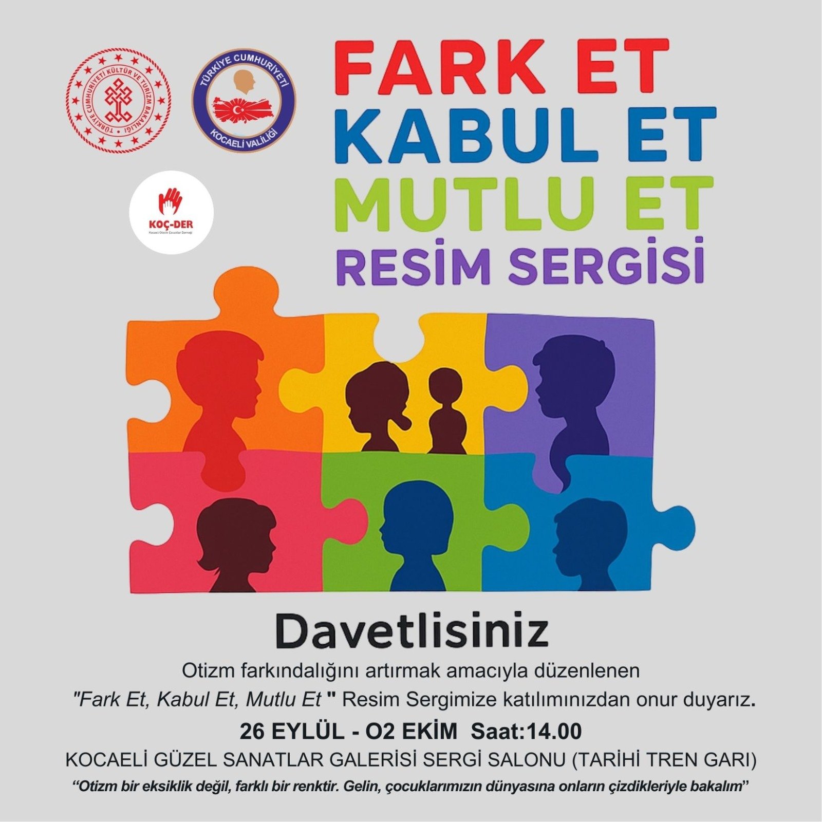 Kocaeli’de Fark Et, Kabul Et, Mutlu Et Resim Sergisi