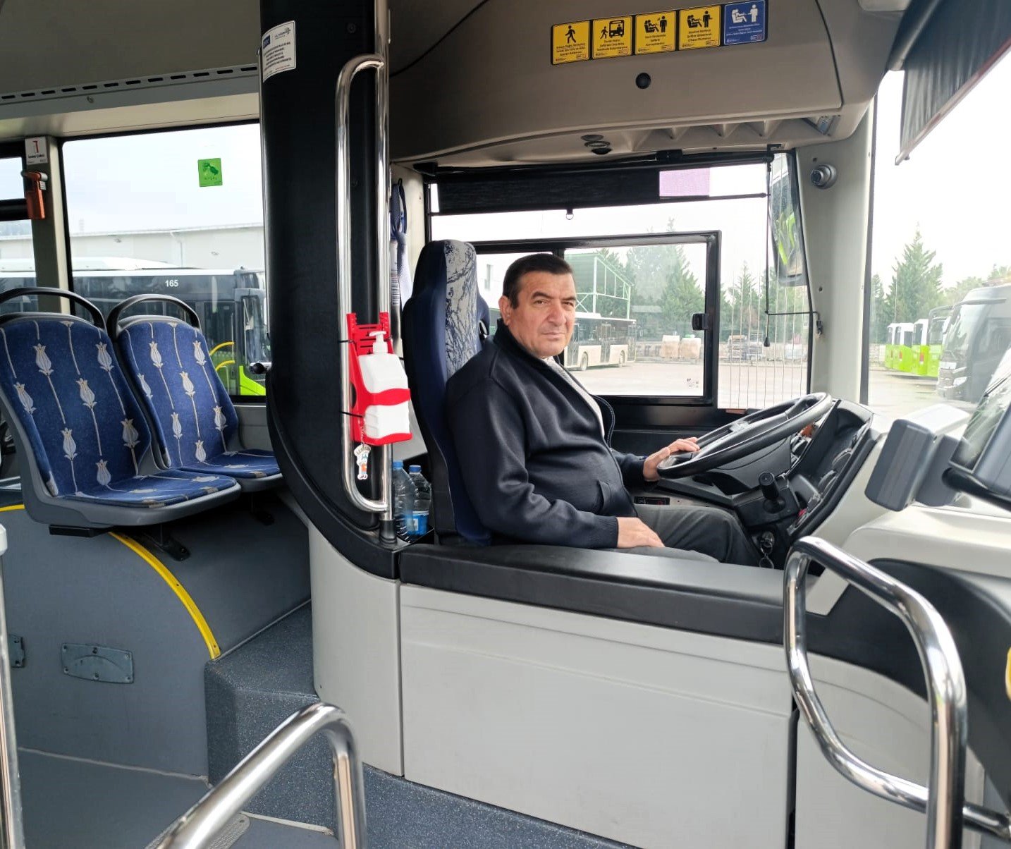 Büyükşehir otobüs şoföründen duyarlı davranış