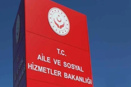 Aile ve Sosyal Hizmetler Bakanlığı logosu ve resmi binası