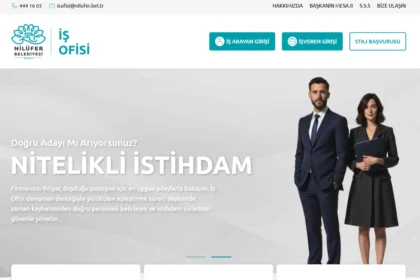 Bursa Nilüfer'de iş arayanları ve işverenleri buluşturan dijital platformun tanıtımı.