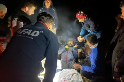 Kahramanmaraş Engizek Yaylası'nda kurtarılan 8 dağcı
