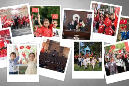 Milli Eğitim Bakanlığı'nın 23 Nisan Ulusal Egemenlik ve Çocuk Bayramı kapsamında düzenlediği 'Maarifin Kalbinde Çocuk' temalı etkinliklerden bir kesit.