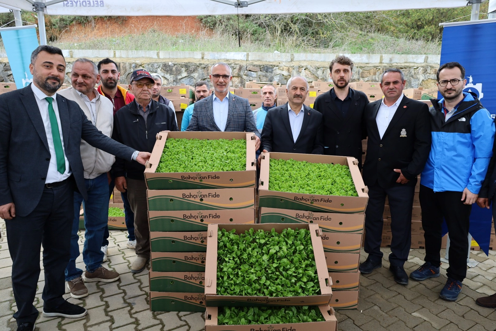 Kocaeli'de çiftçilere verilen yüzde 75 hibeli sebze fidesi desteği haber görseli