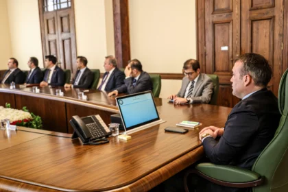 Bilecik Valisi Faik Oktay Sözer başkanlığında düzenlenen İl Asayiş ve Güvenlik Toplantısı