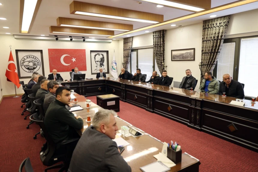 Talas'ta sanayi esnafı için yeni modern çalışma alanları inşa edilecek