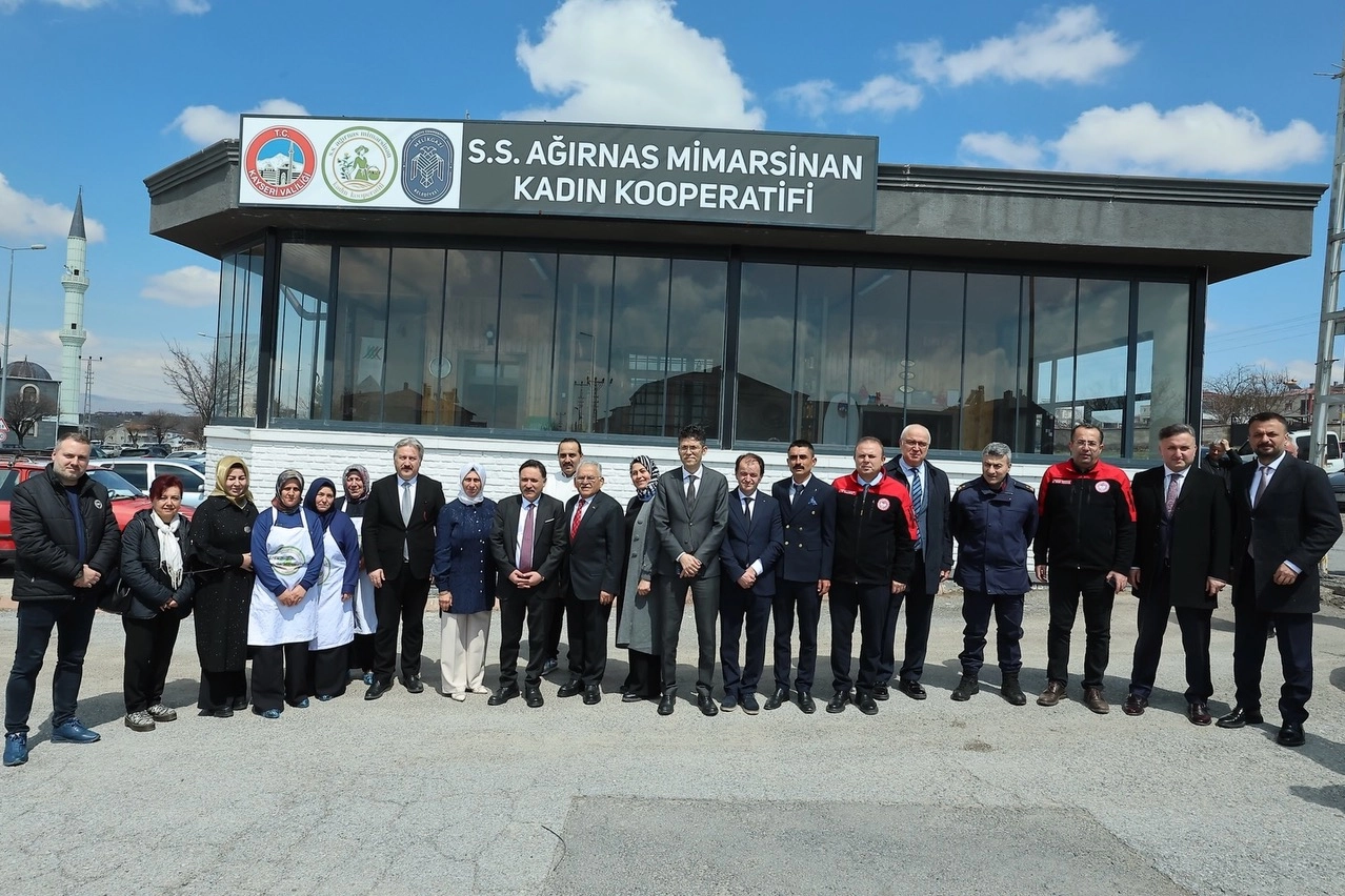 Kayseri'de Mimar Sinan'ı anma programı kapsamında düzenlenen tören