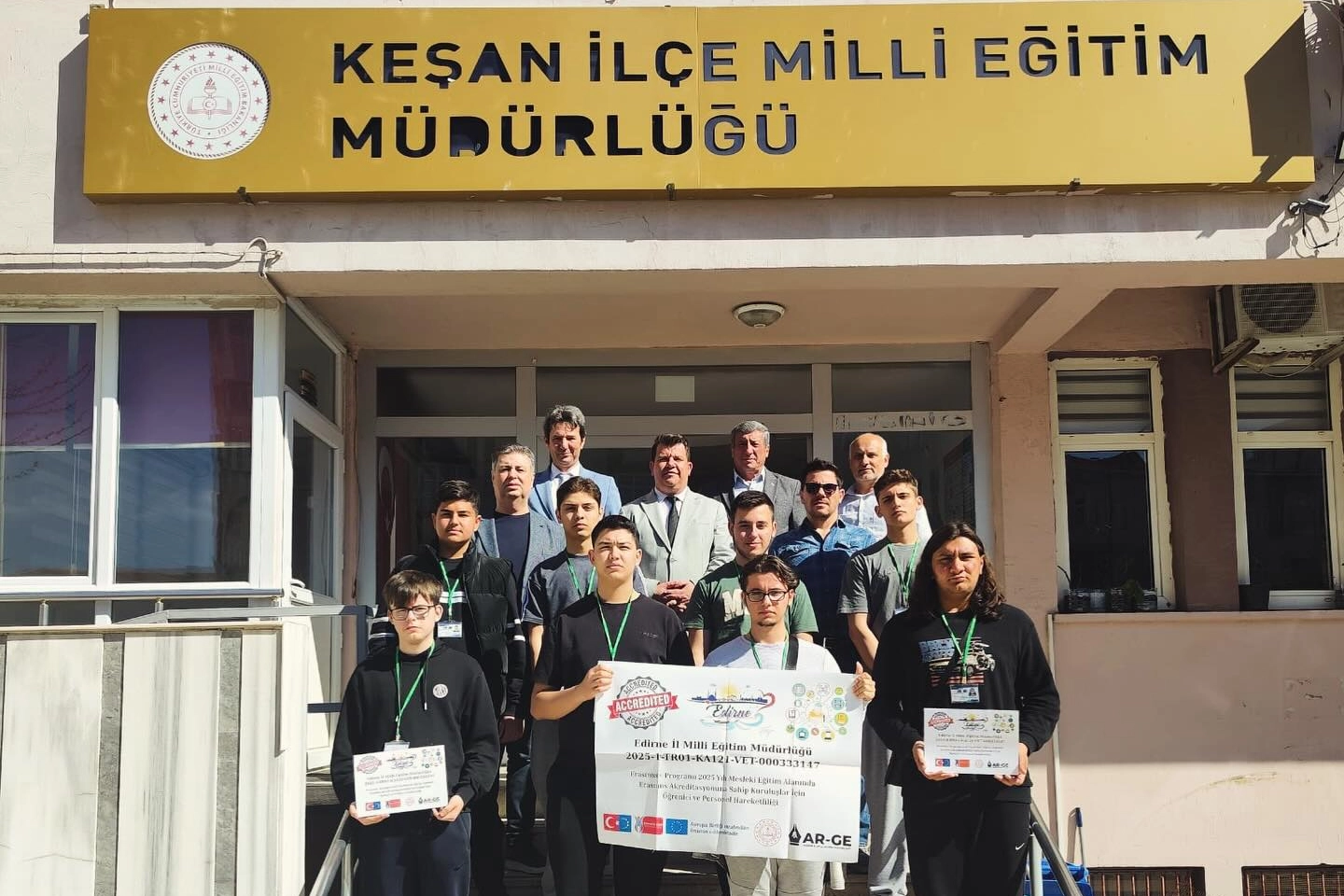 Keşanlı öğrenciler ve öğretmenler Almanya'da Erasmus+ projesi kapsamında staj yapıyor
