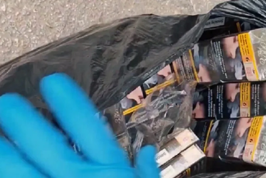 Bilecik'te kaçak sigara operasyonu sonucu ele geçirilen sigaralar