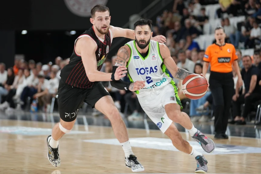 TOFAŞ basketbol takımı maçı deplasmanda kaybetti