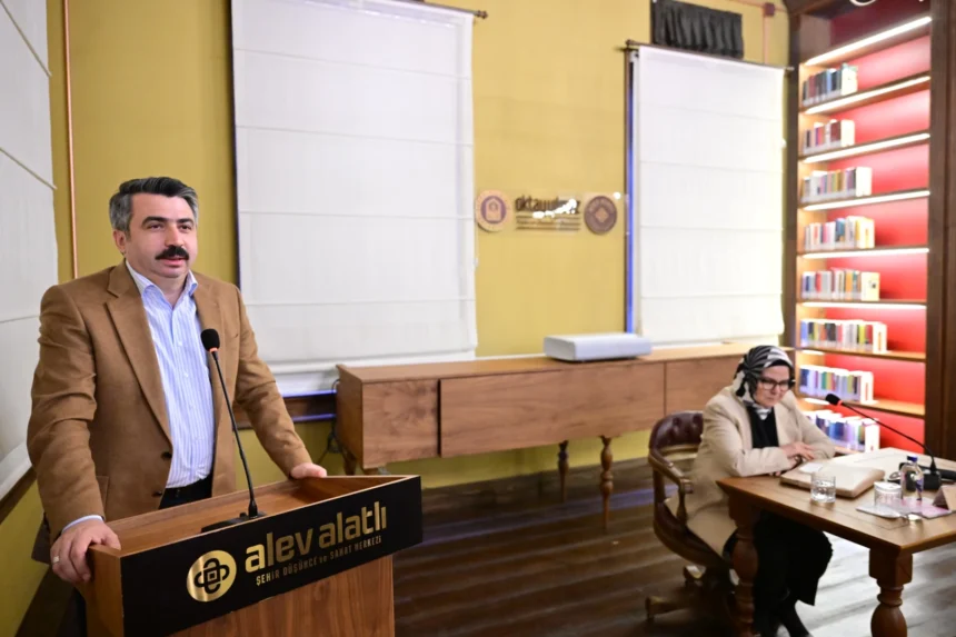 Ayşe Böhürler, Bursa Yıldırım'da kültür politikaları üzerine konuştu.