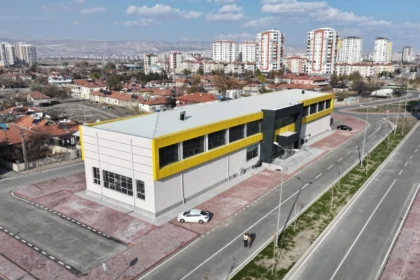 Kocasinan Yunusemre Sosyal Tesisi'nin açılışından genel bir görünüm
