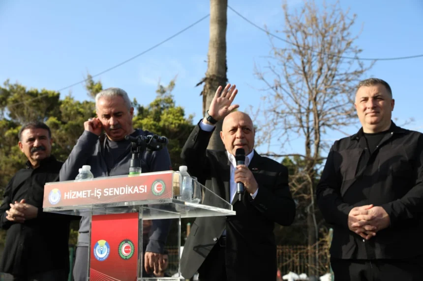 HAK-İŞ Genel Başkanı Mahmut Arslan, Sumud Filosu'na tam destek verdiklerini açıkladı.