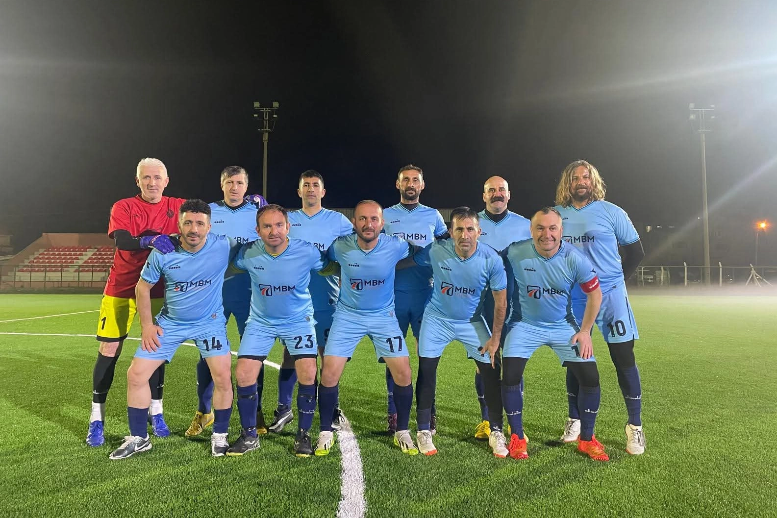 Keşanspor Veteranlar Takımı'nın çeyrek finale yükselmesini gösteren görsel