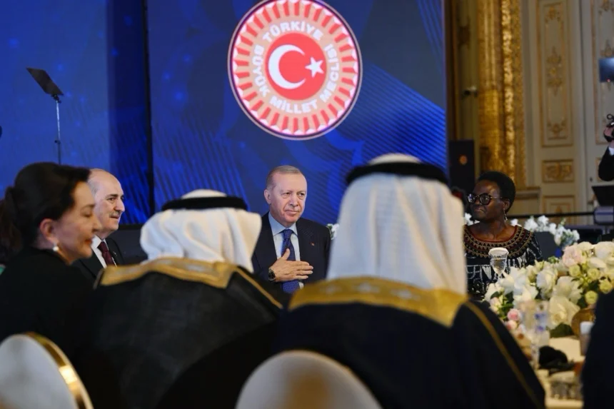Cumhurbaşkanı Erdoğan, Parlamentolar Arası Birlik Genel Kurulu'nda barış vurgusu yaptı.