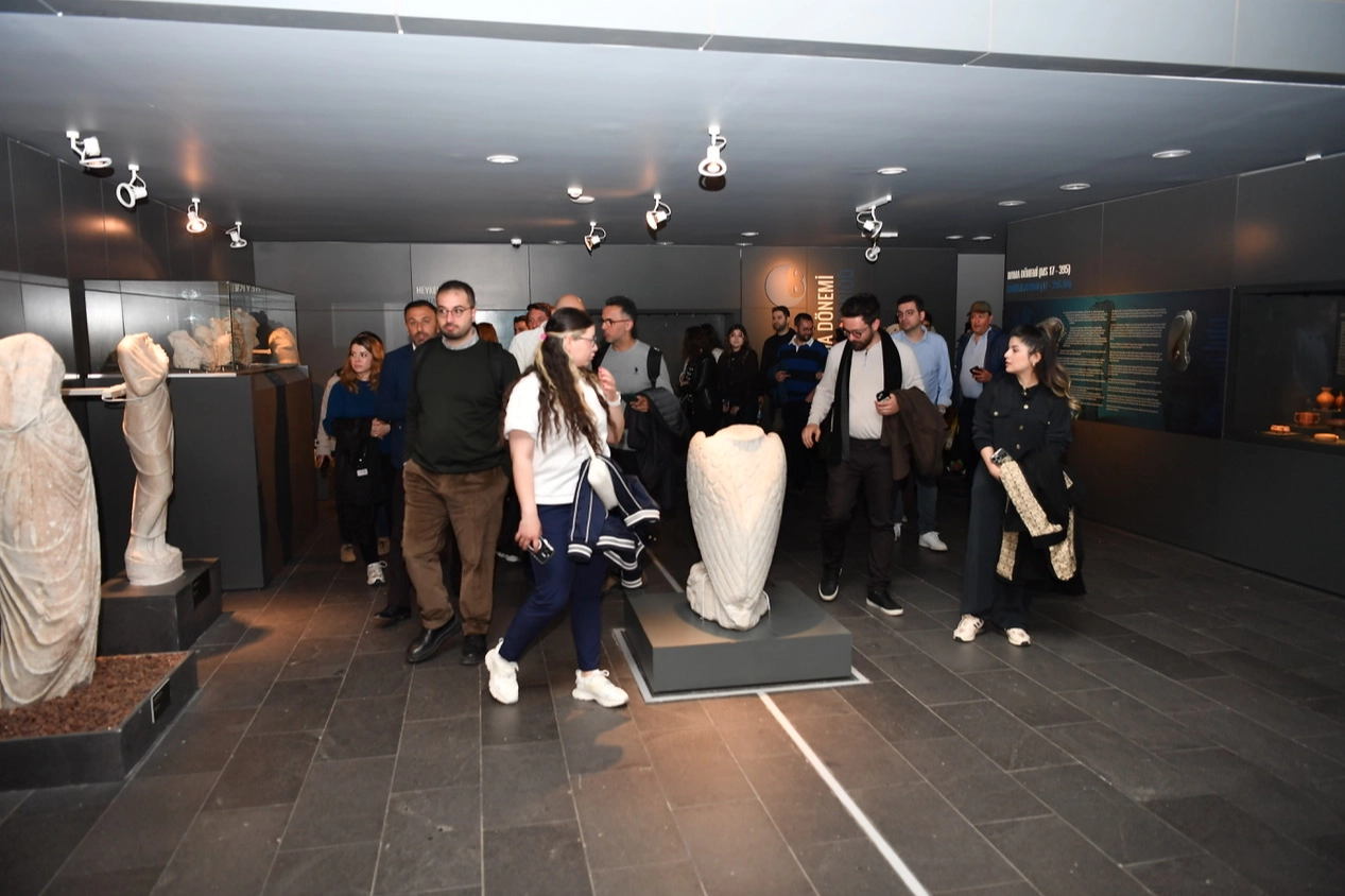 Kayseri Kültür Yolu'nda gezi yapan akademisyenler