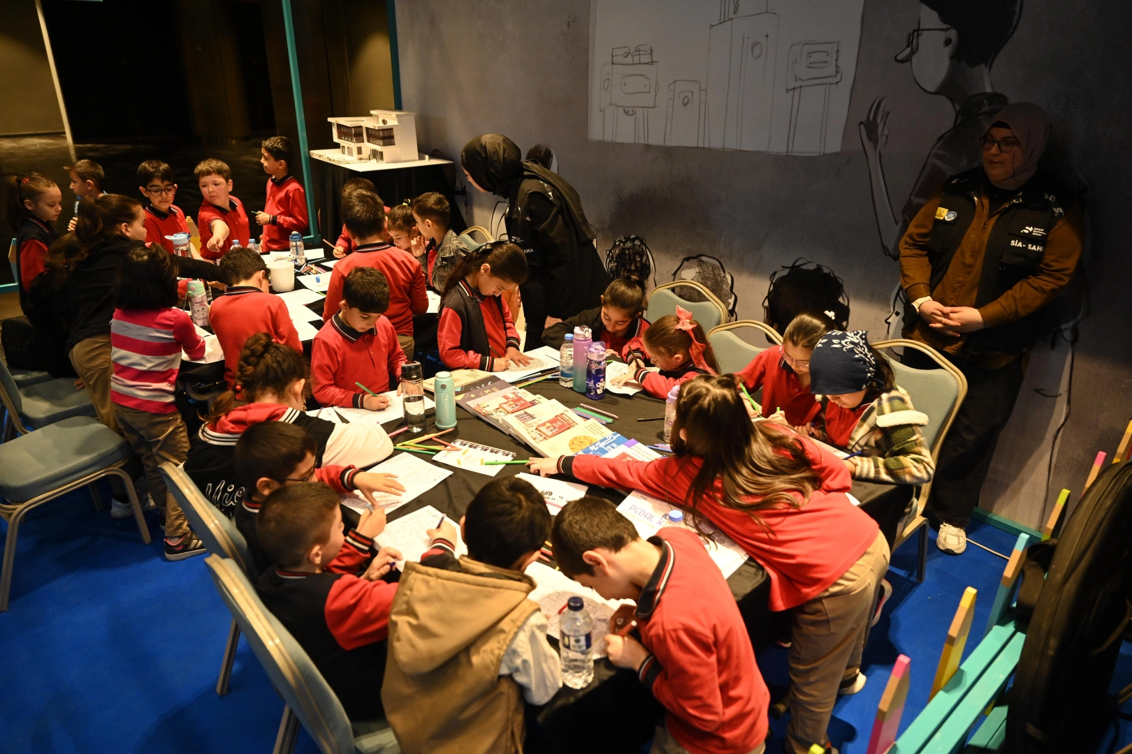 Konya'da düzenlenen 2. Çocuk Kitap Günleri etkinliğinden genel görünüm