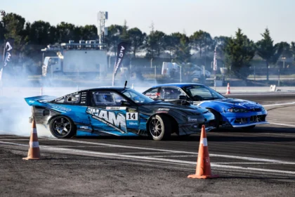 İstanbul Park'ta düzenlenen Türkiye Drift Şampiyonası yarışından genel görünüm