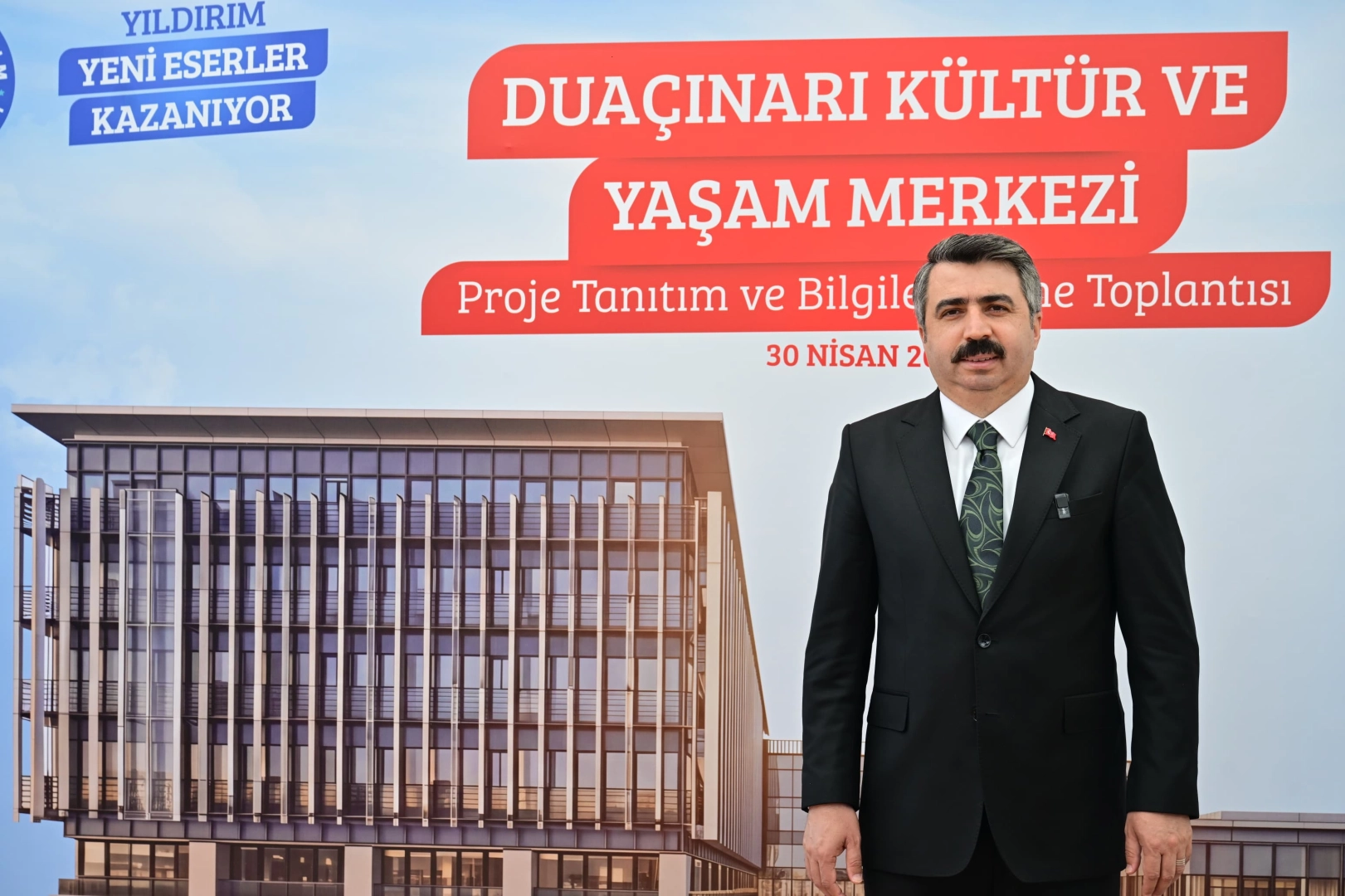 Bursa Yıldırım'da inşa edilecek Duaçınarı Kültür ve Yaşam Merkezi görselleri