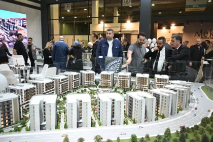 Bursa'da düzenlenen Yapı ve Yaşam Fuarı'ndan genel görünüm