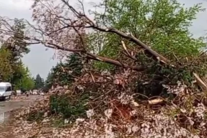 Gaziantep'te şiddetli fırtına ve sağanak yağış etkili oluyor, belediye ekipleri teyakkuzda.