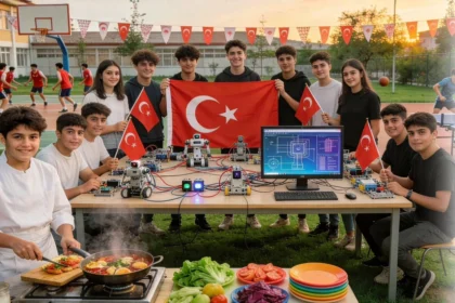 Mesleki eğitimde 'Marifetli Gençlik' etkinliği kapsamında üretim ve sosyal sorumluluk projeleri.