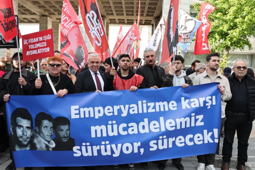 Deniz Gezmiş, Yusuf Aslan ve Hüseyin İnan Bursa Nilüfer'de anıldı