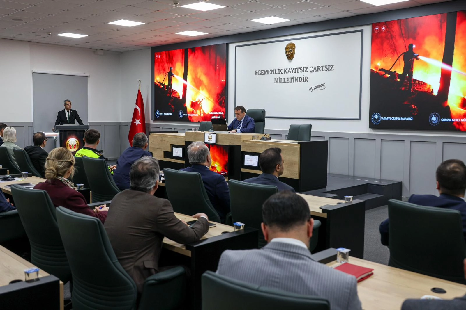 Bilecik Valiliği orman yangınlarına karşı alınan önlemleri ve mücadele planlarını görüştü.